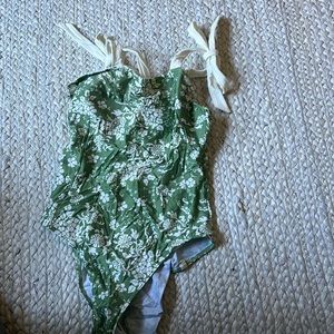 Summersalt green print one piece swimsuit!